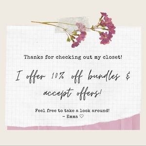 Welcome to my Closet!